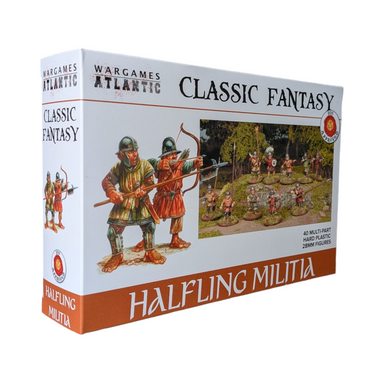 Classic Fantasy | Halfling Militia | Plastic Unit | Wargames Atlantic | Miniature Kingdoms