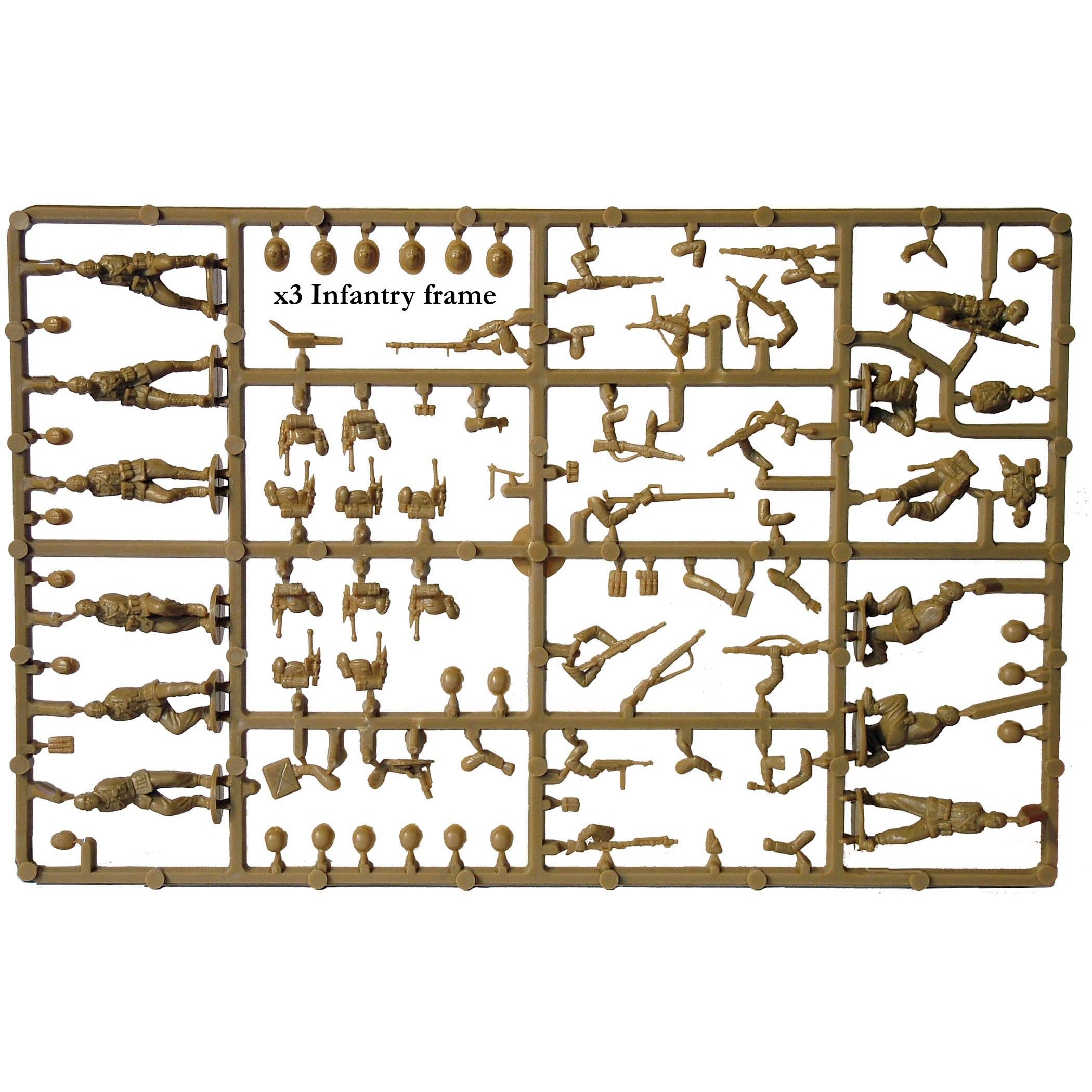 Perry Miniatures | World War 2 Afrika Korps 1941-1943 | 28mm Plastic Unit | North Star Games | Miniature Kingdoms