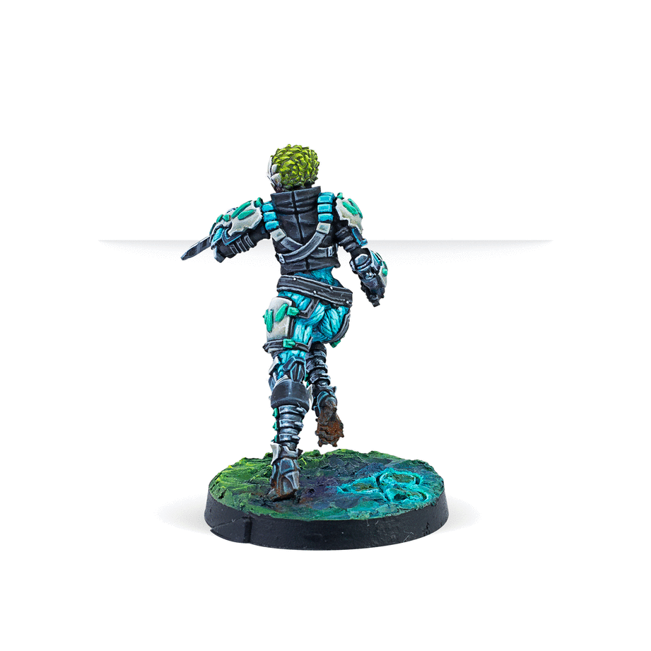 Infinity | 012 | Hatail Spec-Ops Pistol & CC | 28mm Metal Blister Pack