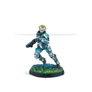 Infinity | 012 | Hatail Spec-Ops Pistol & CC | 28mm Metal Blister Pack