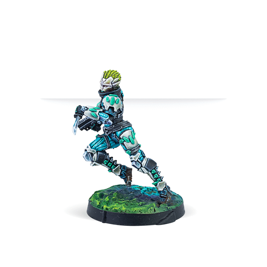 Infinity | 012 | Hatail Spec-Ops Pistol & CC | 28mm Metal Blister Pack