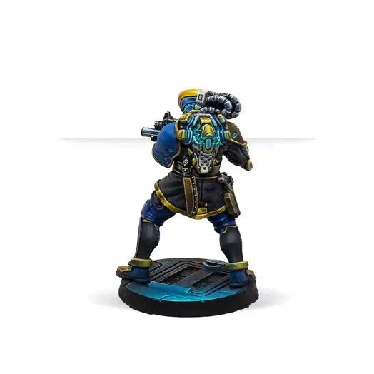 Infinity | 012 Raveneye Officer SMG | 28mm Metal Blister Pack