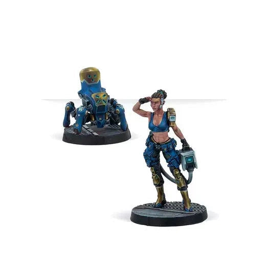 Infinity | 012 | Tinker and Zetbot | 28mm Metal Box