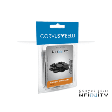 Infinity | 25mm Line of Fire Bases | 28mm Plastic Blister Pack