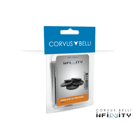 Infinity | 40mm Line of Fire Bases | 28mm Plastic Blister Pack