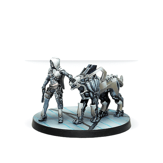 Infinity | Aleph | Andromeda, Sophistes of the Steel Phalanx Submachine gun | 28mm Metal Blister Pack