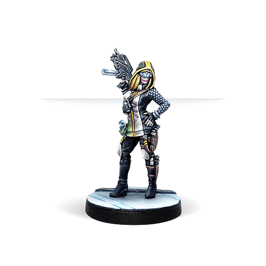 Infinity | Aleph Dart Optimate Huntress | 28mm Metal Blister Pack