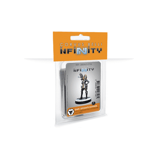 Infinity | Aleph Dart Optimate Huntress | 28mm Metal Blister Pack