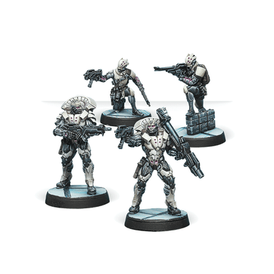 Infinity | Aleph | Posthumans 2G Proxies | 28mm Metal Unit Box