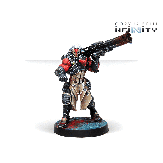 Infinity | Combined Army | Kurgats Regt of Assault Engineers Autocannon | 28mm Metal Unit Box