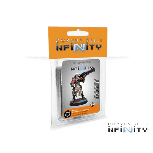 Infinity | Combined Army | Kurgats Regt of Assault Engineers Autocannon | 28mm Metal Unit Box