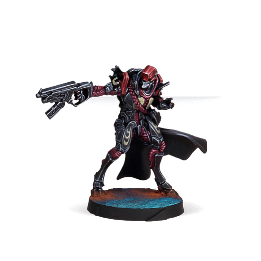 Infinity | Combined Army Malignos Hacker | 28mm Metal Blister Pack