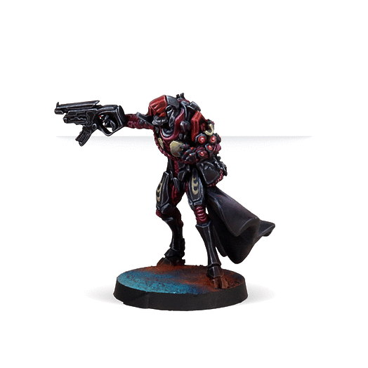 Infinity | Combined Army Malignos Hacker | 28mm Metal Blister Pack