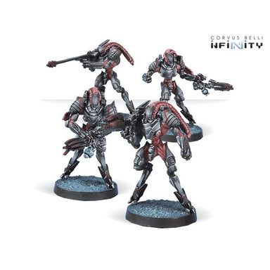 Infinity | Combined Army Unidron Batroids| 28mm Metal Unit