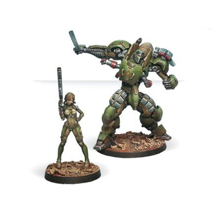 Infinity | Mercs | Anaconda Mercenary Tag Squad | 28mm Metal Unit Small Box