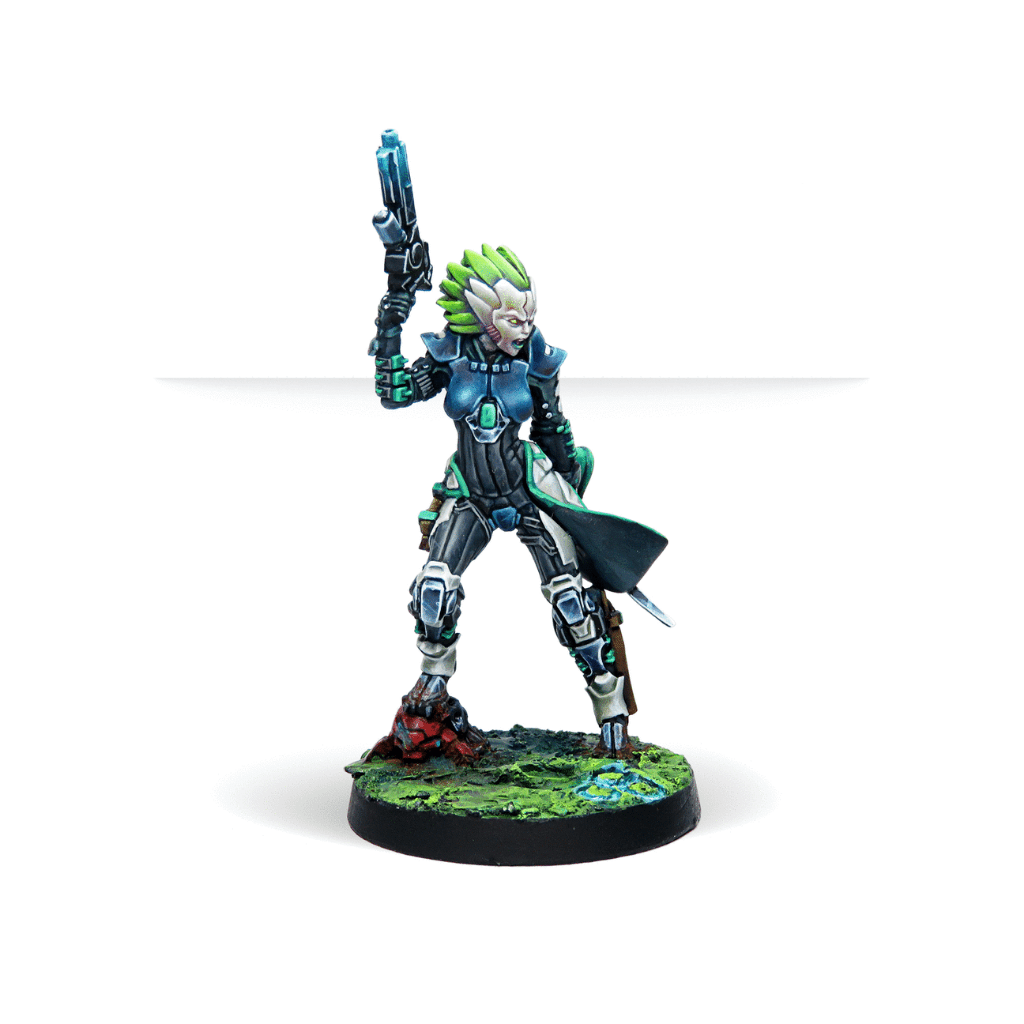 Infinity | NA2 | Kriigel Agents Submachine Gun | 28mm Metal Blister Pack