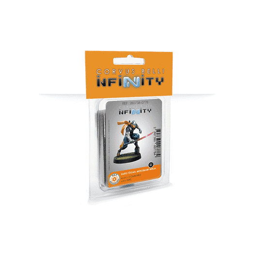 Infinity | NA2 | Saito Togan, Mercenary Ninja Combi Rifle | 28mm Metal Blister Pack