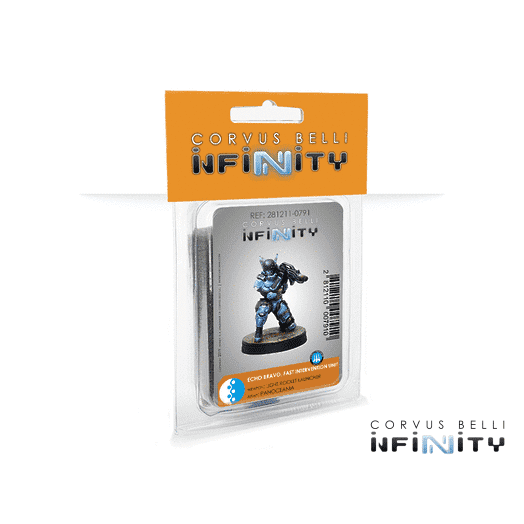 Infinity | Panoceania | Echo Bravo, Fast Intervention Unit Rocket Launcher | 28mm Metal Blister Pack