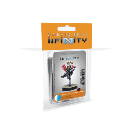 Infinity | Panoceania Jeanne D'Arc 2.0 Spitfire | 28mm Metal Blister Pack