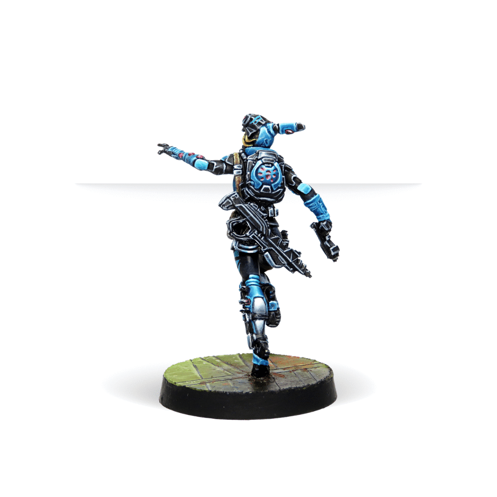 Infinity | Panoceania | Kamau Amphibian Intervention Teams Hacker | 28mm Metal Blister Pack