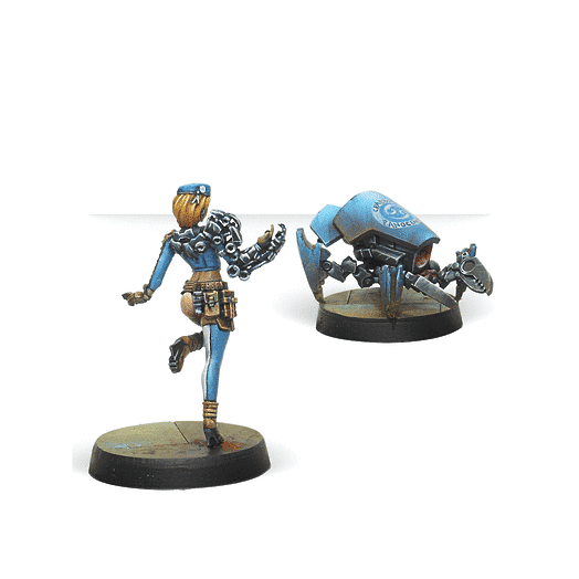 Infinity | Panoceania Tech Bee and Crabbot | 28mm Metal Blister Pack