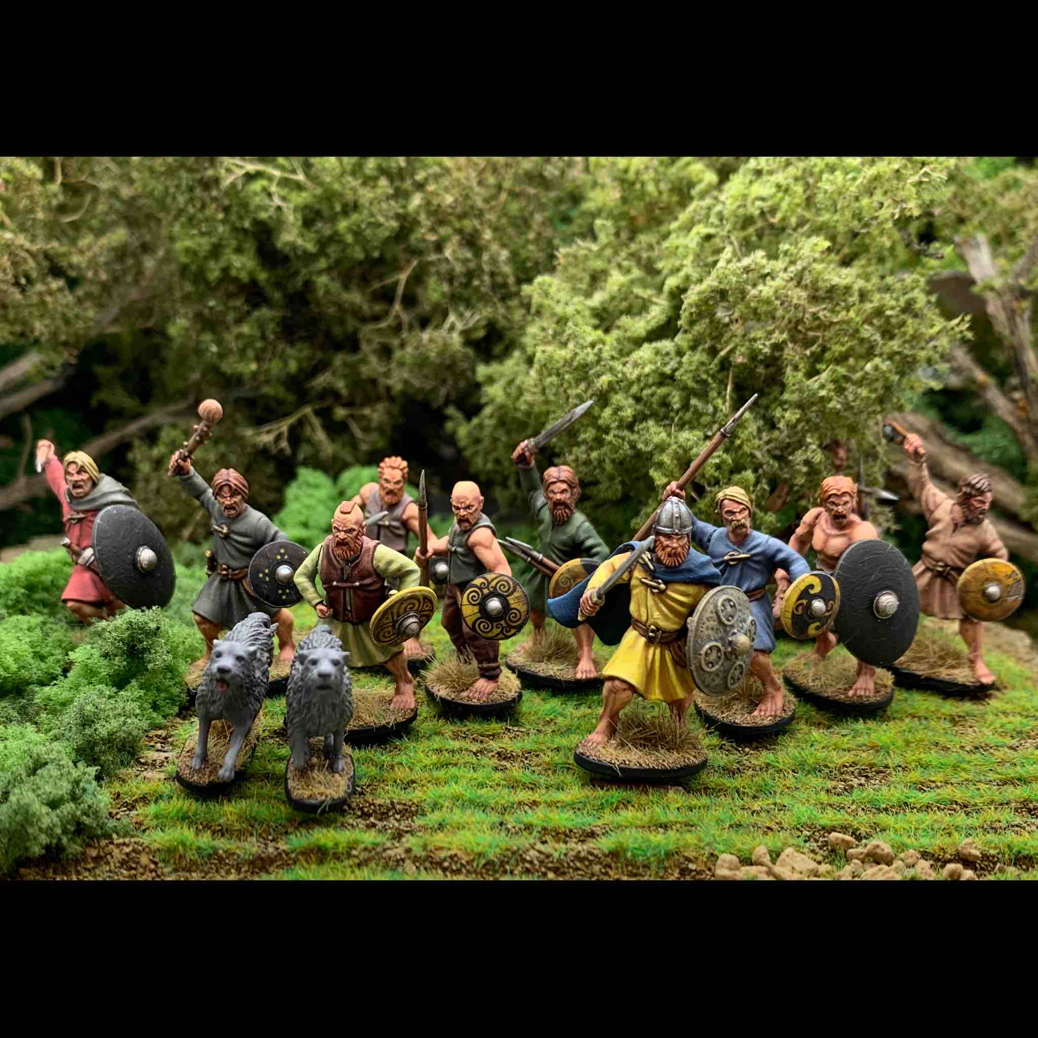 Blood Oaths | Dark Age Irish Warriors | Plastic Unit | Wargames Atlantic | Miniature Kingdoms