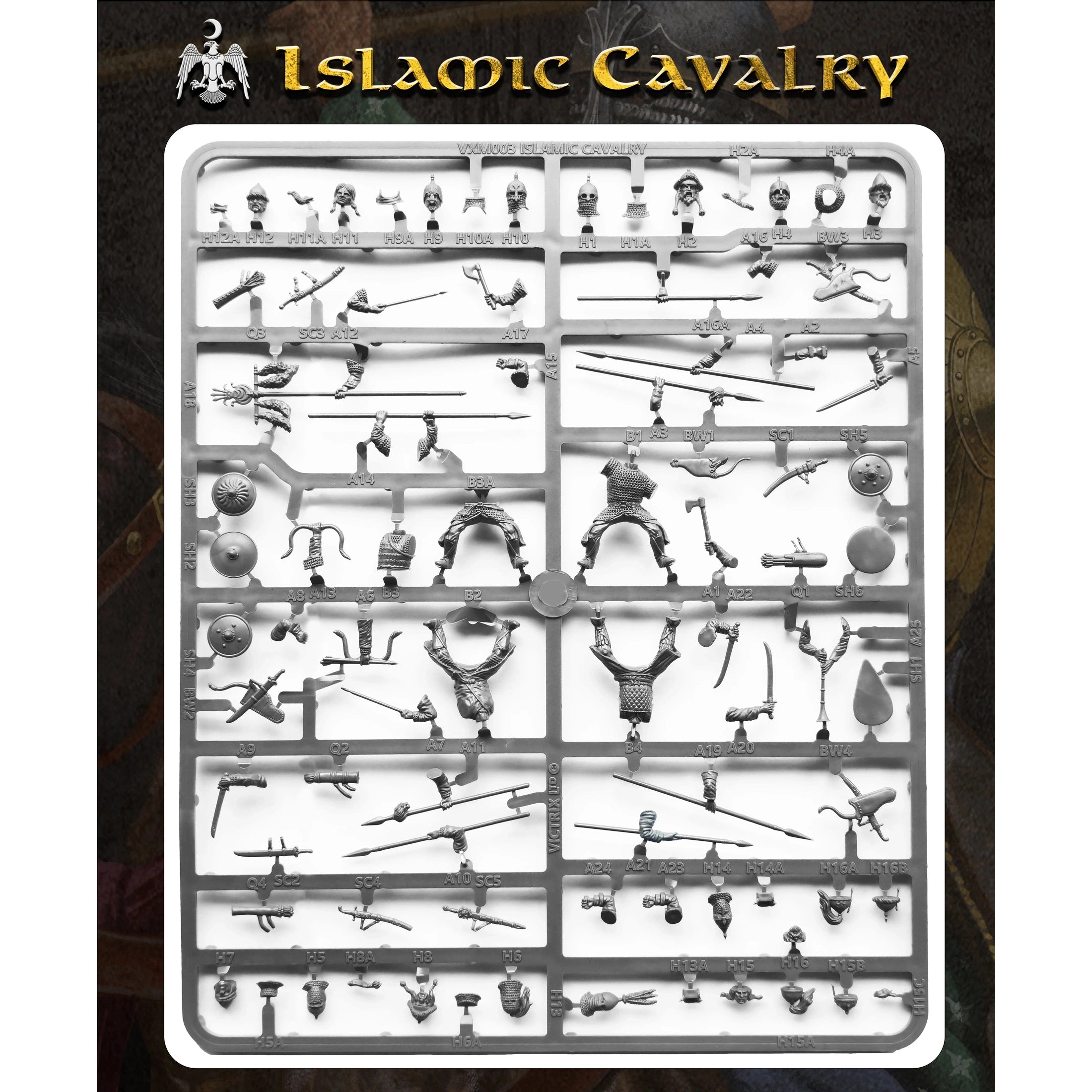Victrix | Islamic Cavalry 12 Figs | 28mm Plastic Unit