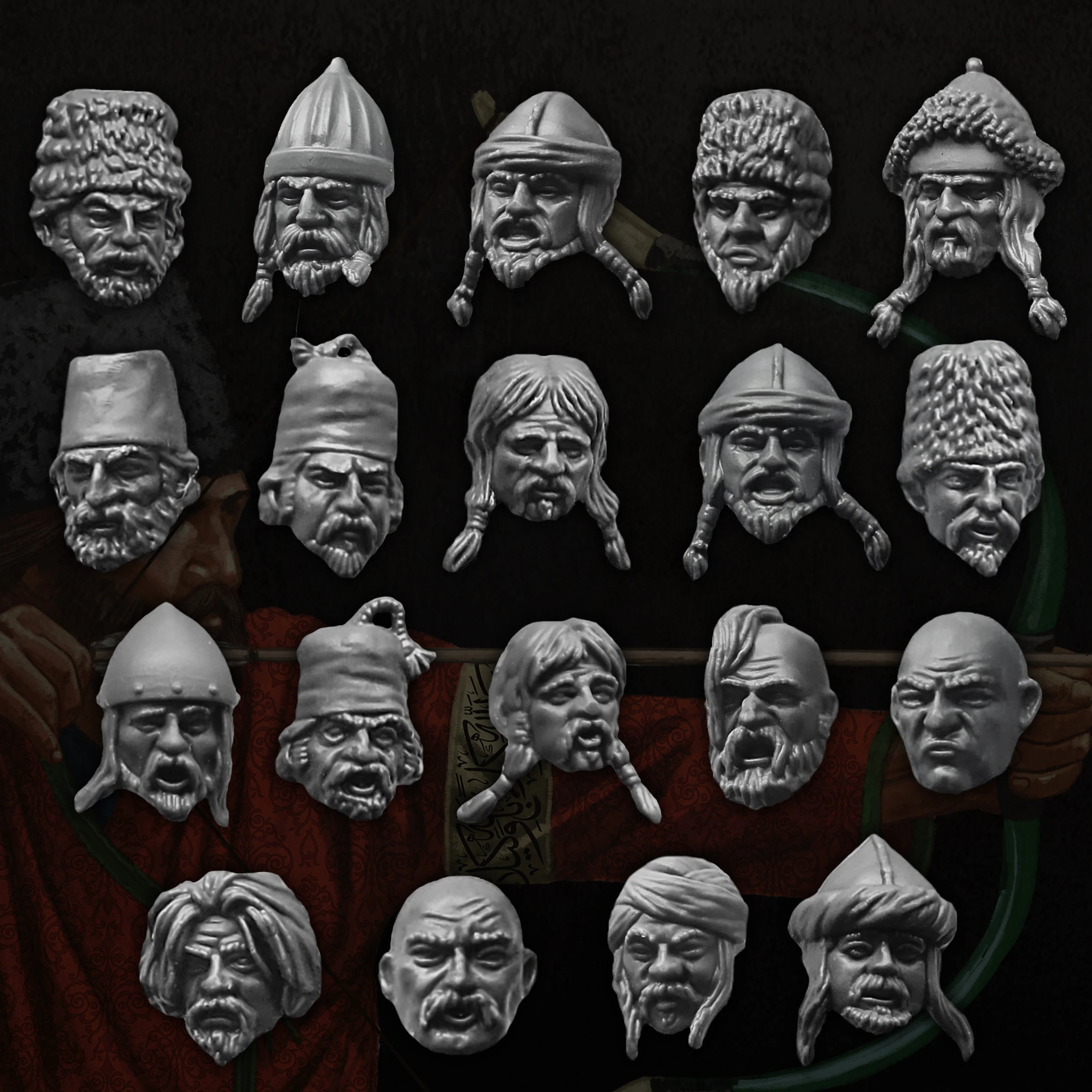 Islamic Horse Archers 12 Figs | 28mm Plastic Unit