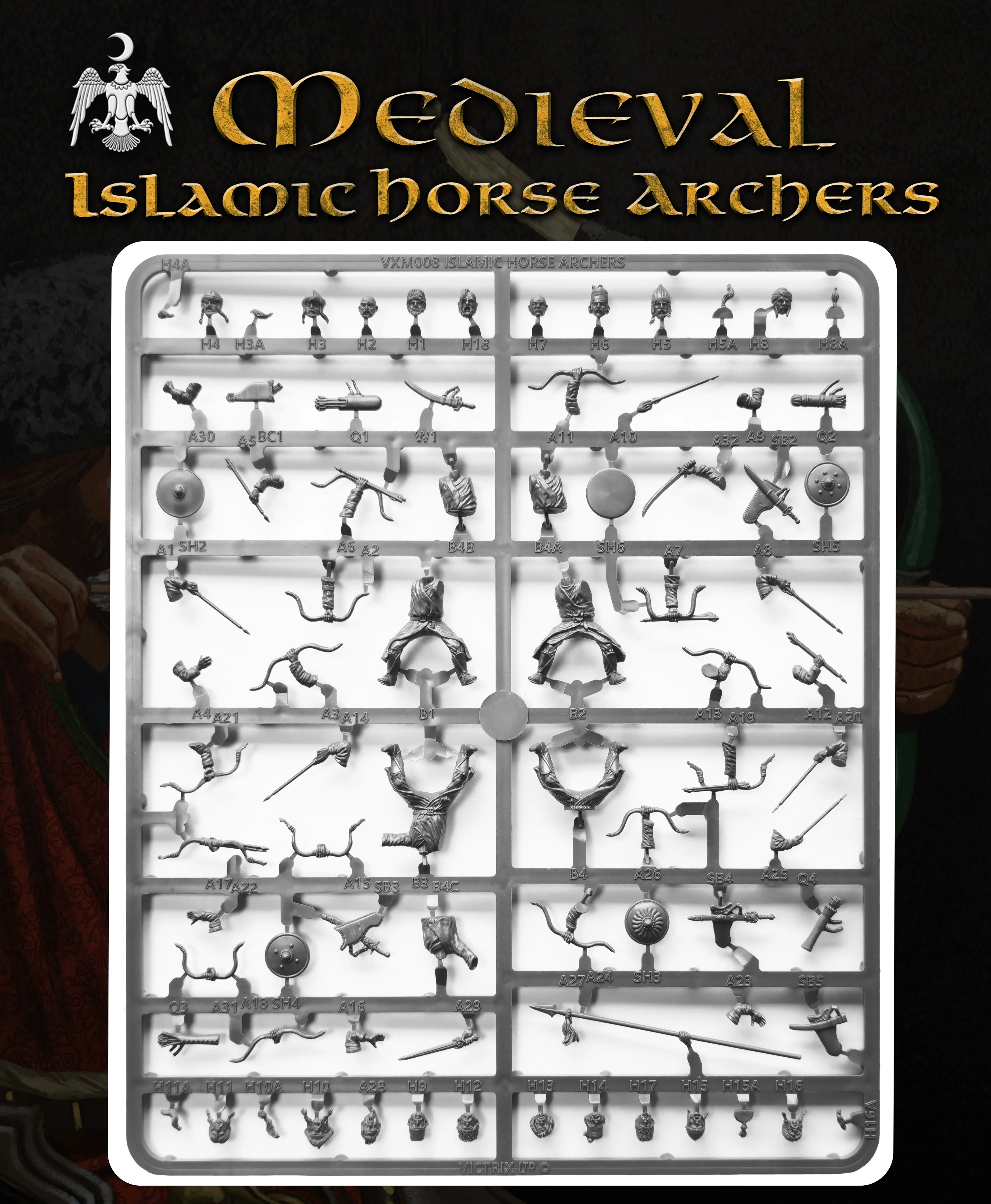 Islamic Horse Archers 12 Figs | 28mm Plastic Unit