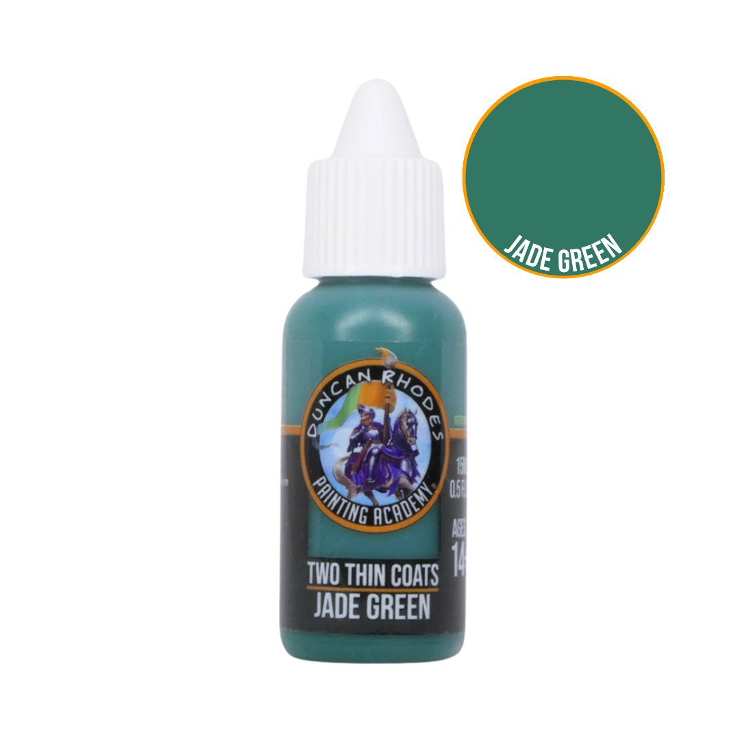 Two Thins Coats | Jade Green | 15ml Individual Paint