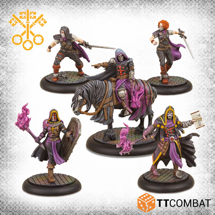 Carnevale | The Vatican Knights Of Silence | 28mm Resin Unit | TTCombat | Miniature Kingdoms