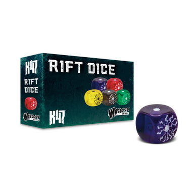 Konflikt 47 | Rift Dice Blue | 12 x D6 Dice