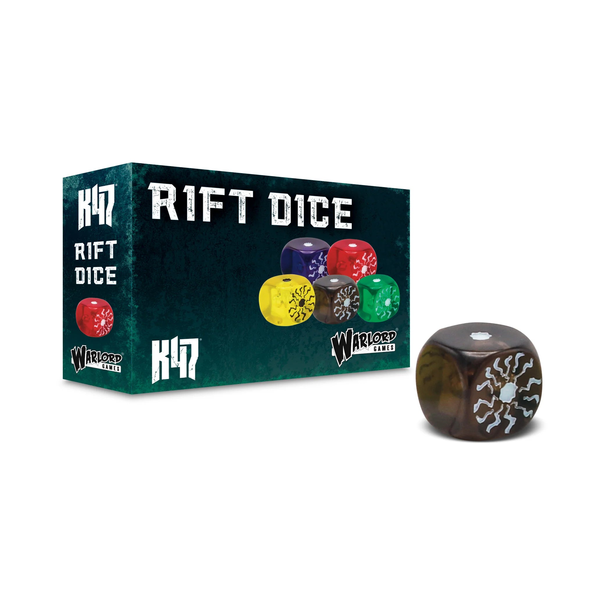 Konflikt 47 | Rift Dice Grey | 12 x D6 Dice