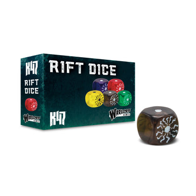 Konflikt 47 | Rift Dice Grey | 12 x D6 Dice