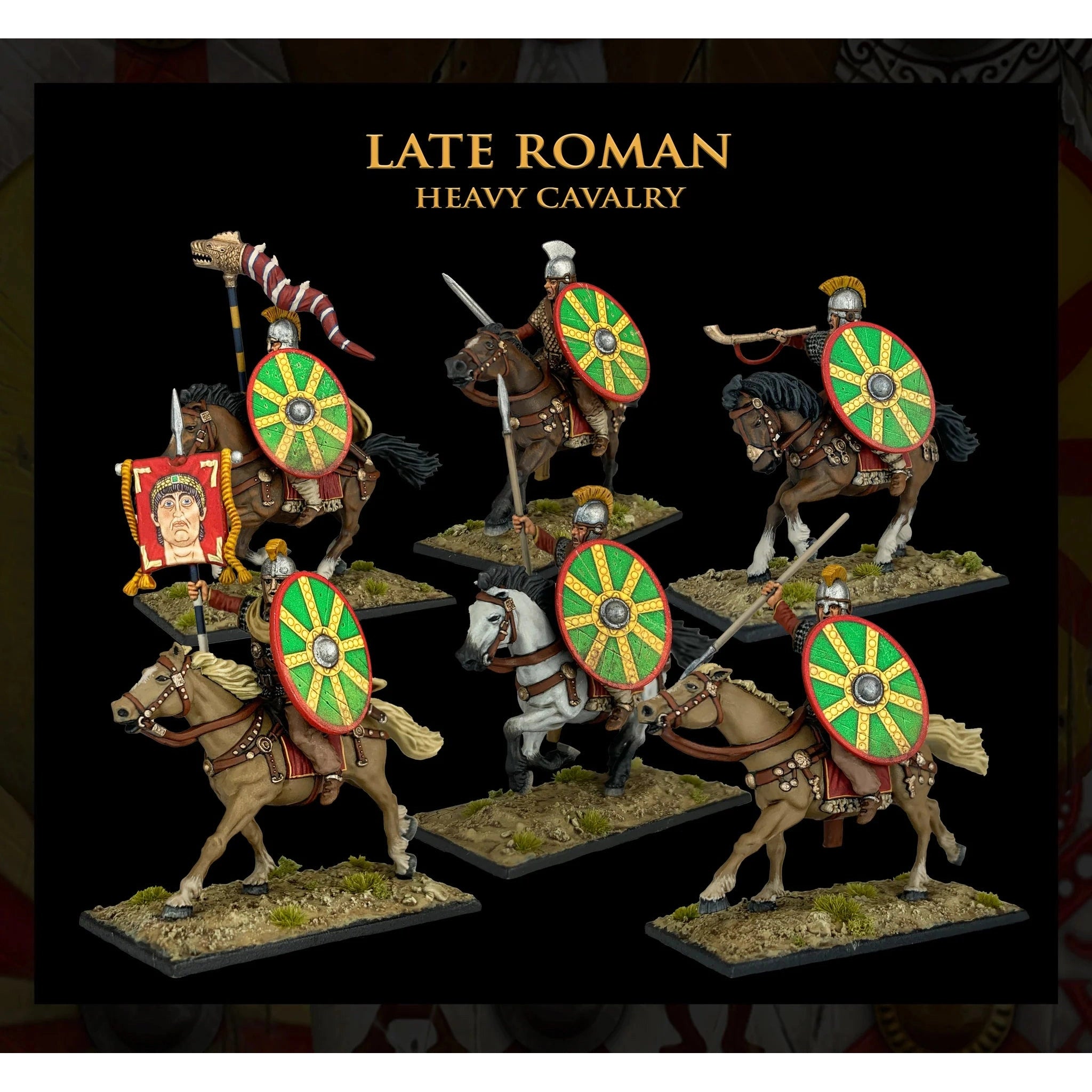 Victrix | Dark Ages Late Roman Armoured Cavalry | 28mm Plastic Unit | North Star Games | Miniature Kingdoms