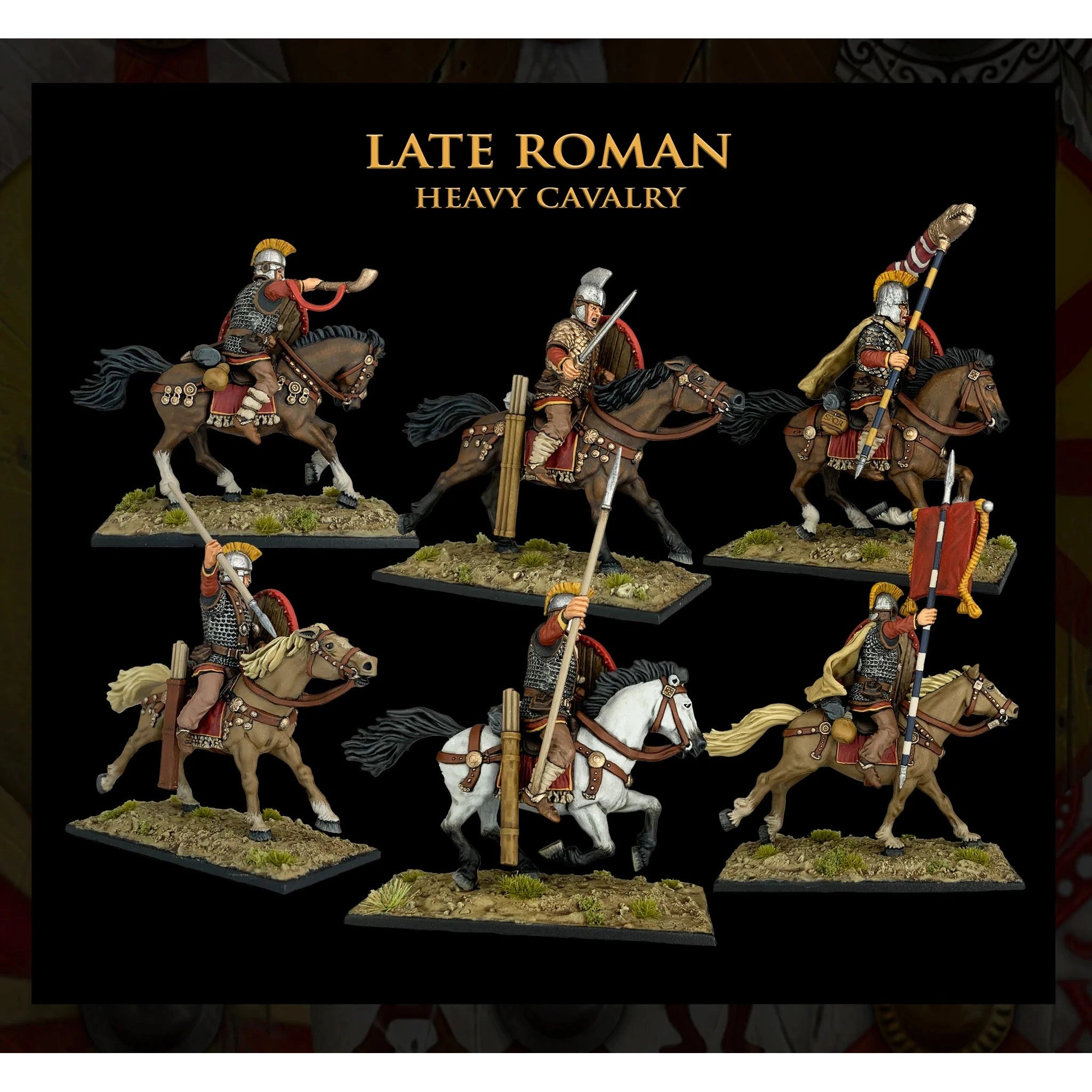 Victrix | Dark Ages Late Roman Armoured Cavalry | 28mm Plastic Unit | North Star Games | Miniature Kingdoms