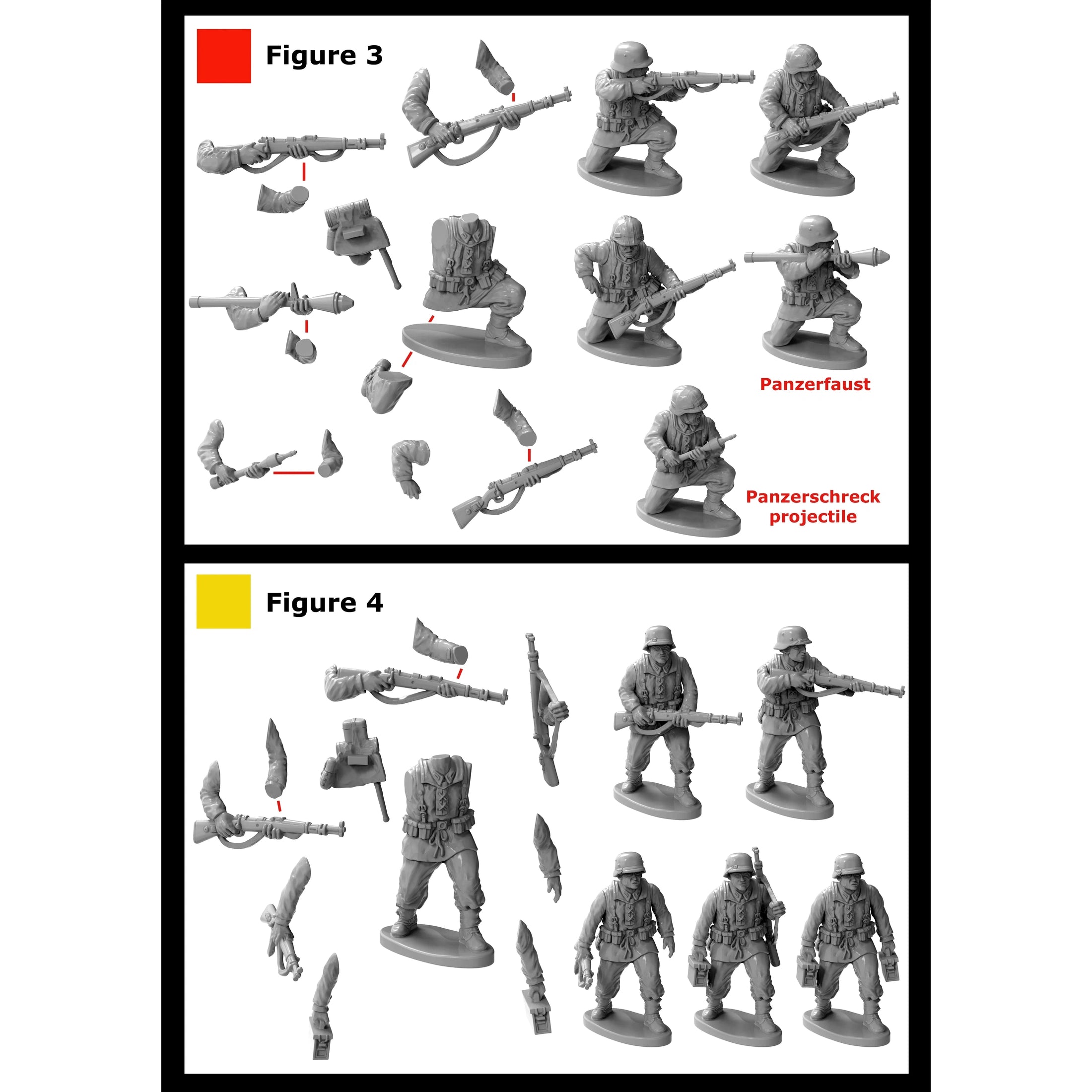 Late War German Heavy Weapons Support 1944-1945 32 | 28mm Plastic Unit
