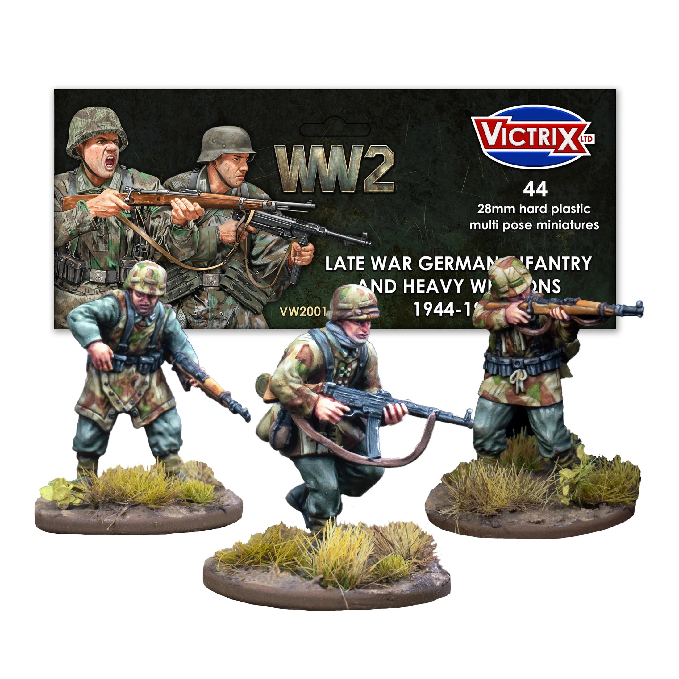 Late War German Infantry & Heavy Weapons 1944-1945 44 | 28mm Plastic Unit