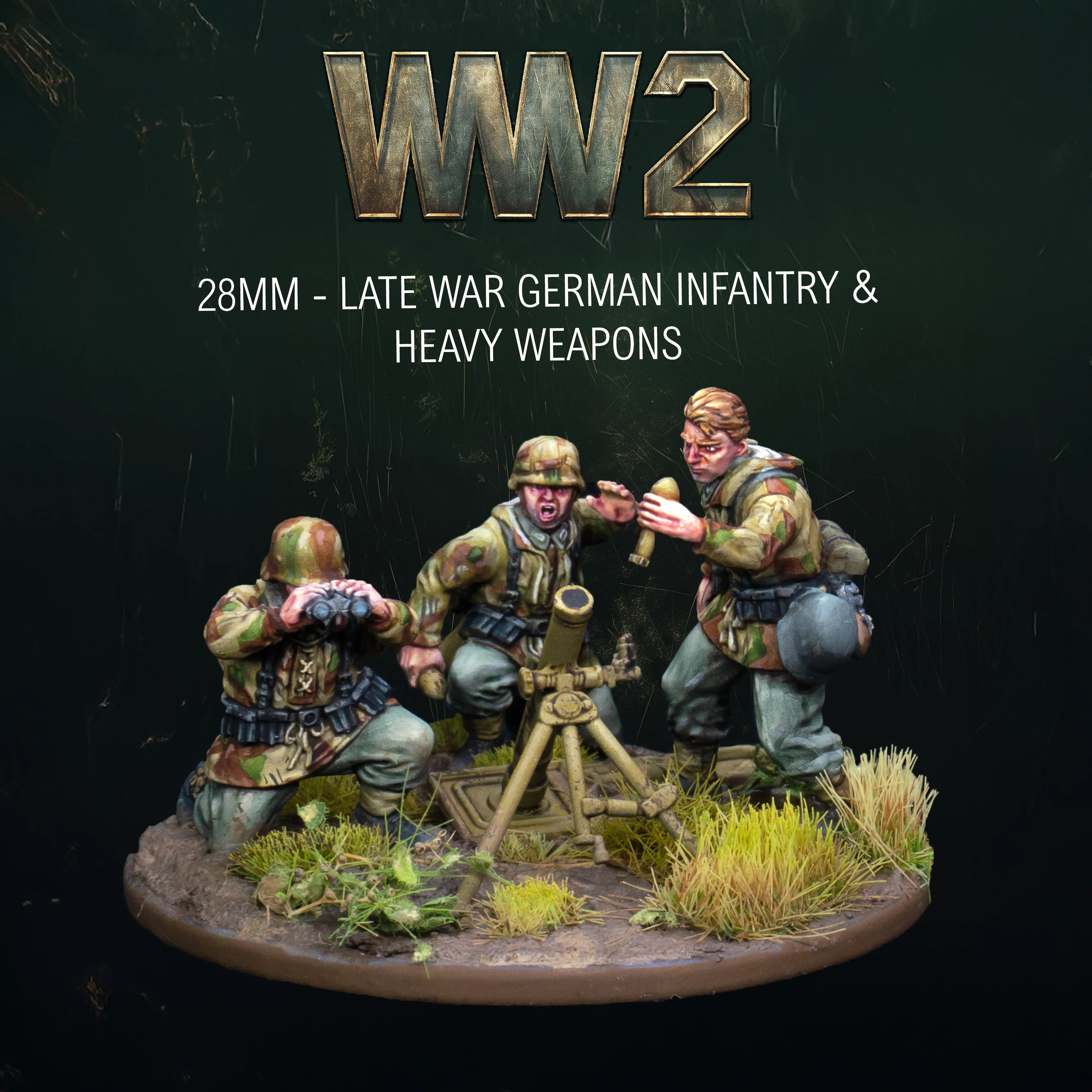 Late War German Infantry & Heavy Weapons 1944-1945 44 | 28mm Plastic Unit