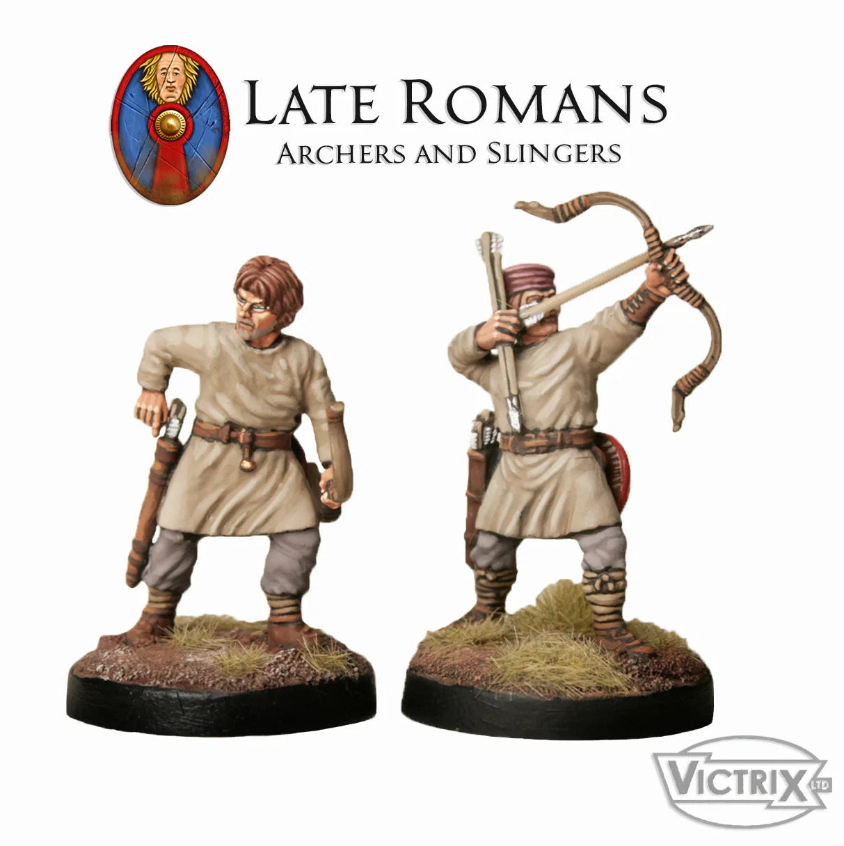 Victrix | Dark Ages Late Roman Archers and Slingers | 28mm Plastic Unit | North Star Games | Miniature Kingdoms