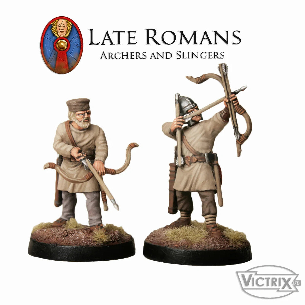 Victrix | Dark Ages Late Roman Archers and Slingers | 28mm Plastic Unit | North Star Games | Miniature Kingdoms