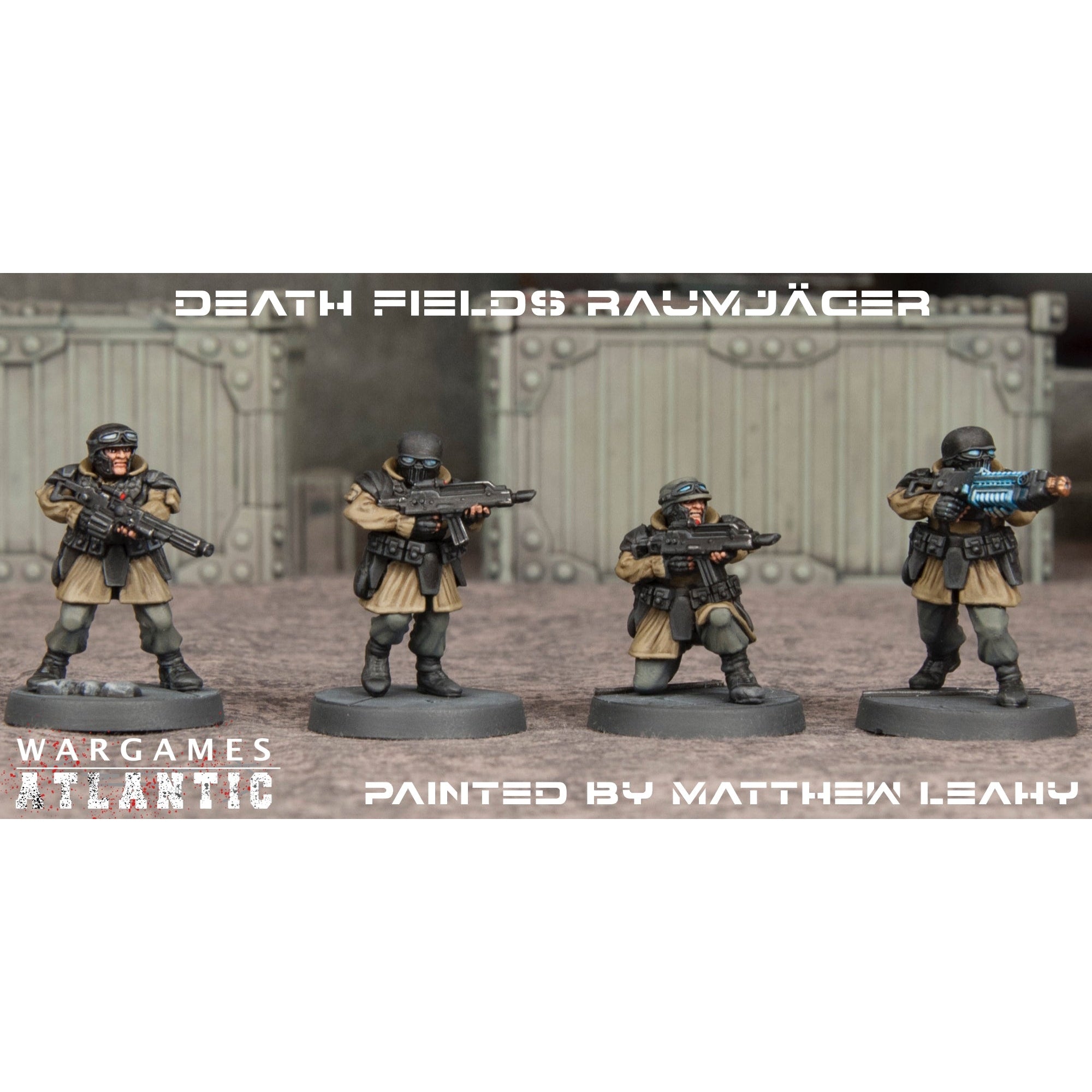 Death Fields | Raumjager Infantry | Plastic Unit | Wargames Atlantic | Miniature Kingdoms