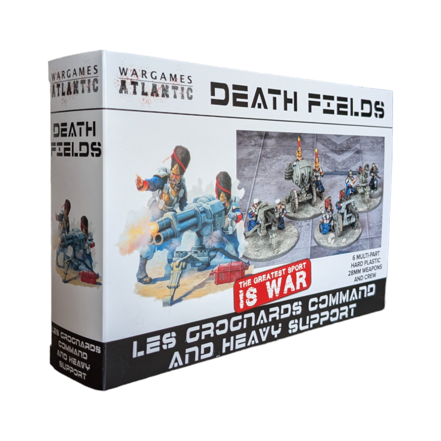 Death Fields | Les Grognards Command and Heavy Support | Plastic Unit | Wargames Atlantic | Miniature Kingdoms