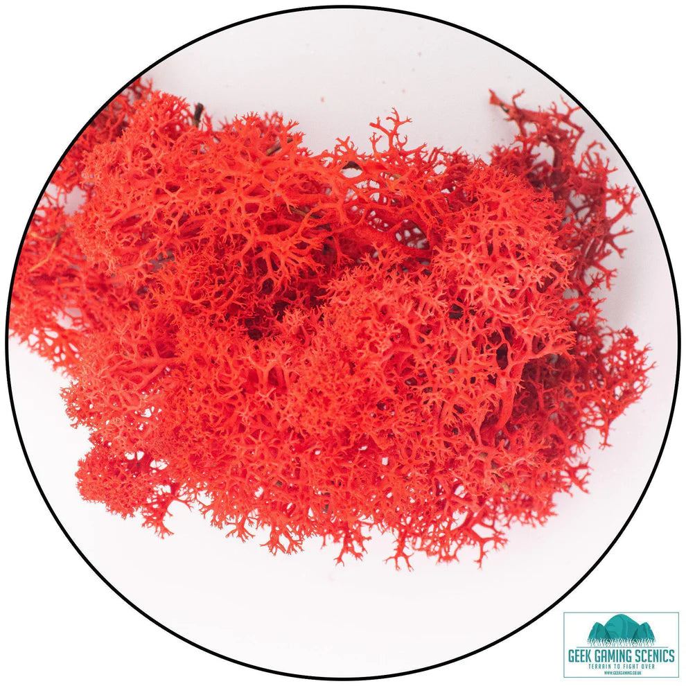 Geek Gaming | Red Lichen | 28mm Lichen | Geek Gaming | Miniature Kingdoms