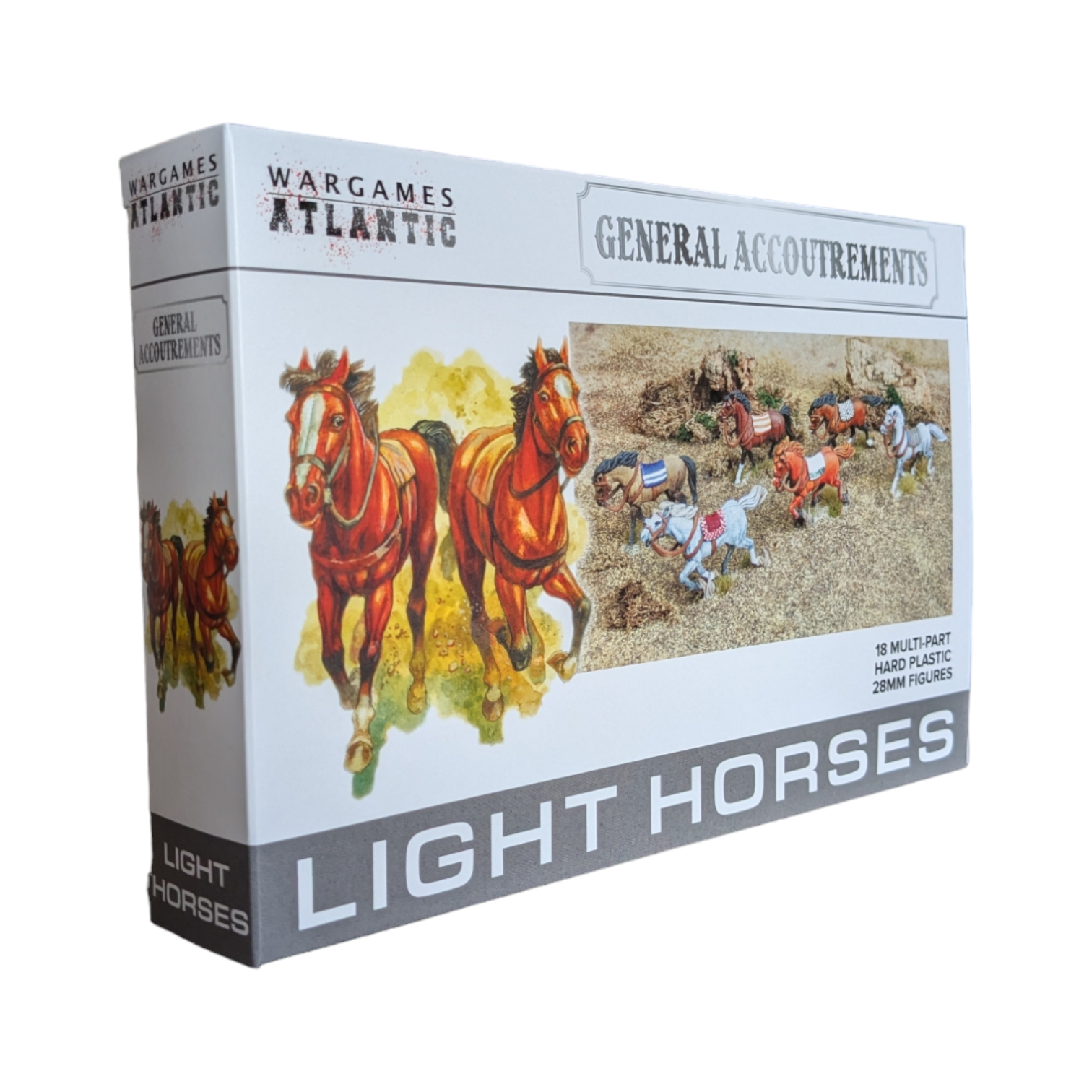 General Accoutrements | Light Horses | Plastic Unit | Wargames Atlantic | Miniature Kingdoms