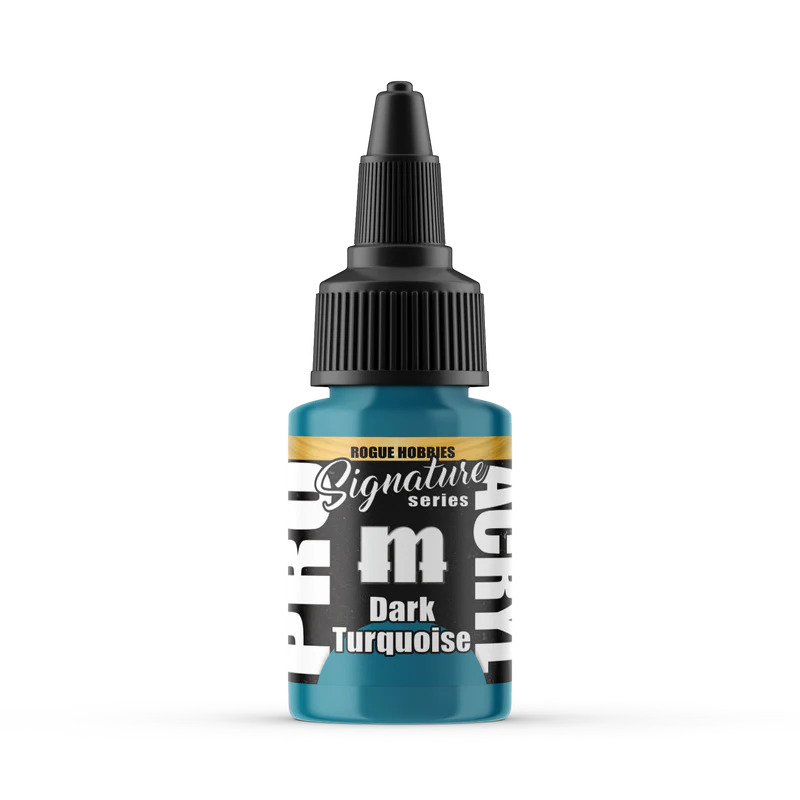 Pro Acryl | Rogue Hobbies Dark Turquoise | 22ml Individual Paint | Element Games | Miniature Kingdoms