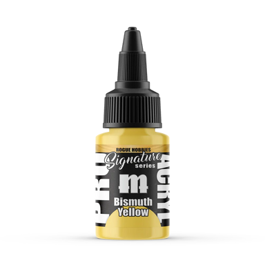 Pro Acryl | Rogue Hobbies Bismuth Yellow | 22ml Individual Paint | Element Games | Miniature Kingdoms