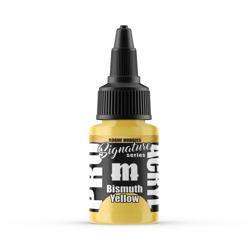 Pro Acryl | Rogue Hobbies Bismuth Yellow | 22ml Individual Paint | Element Games | Miniature Kingdoms