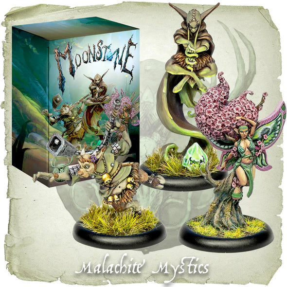 Moonstone | Malachite Mystics | 28mm Resin Unit | Goblin King Games | Miniature Kingdoms