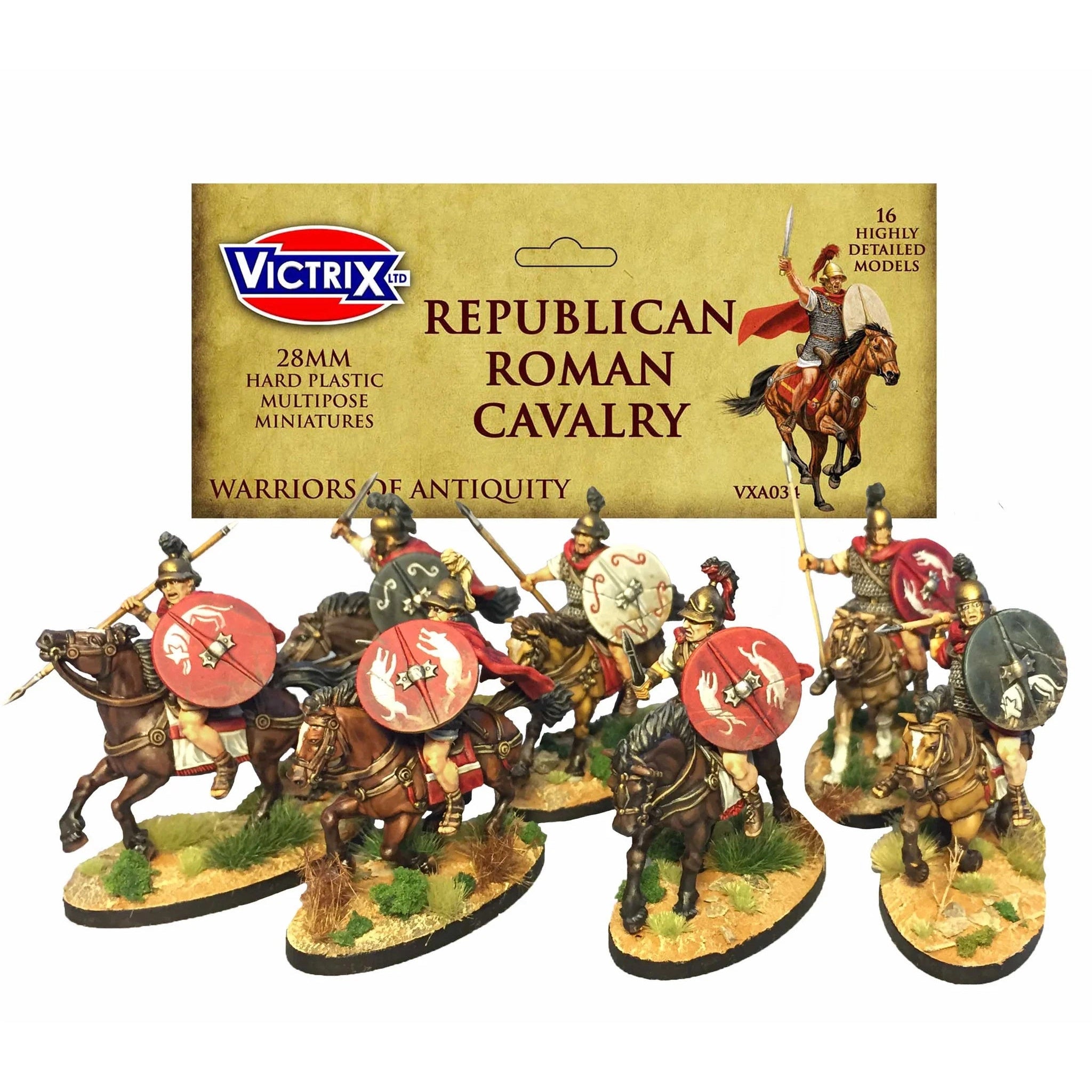 Victrix | Ancients Republican Roman Cavalry | 28mm Plastic Unit | North Star Games | Miniature Kingdoms